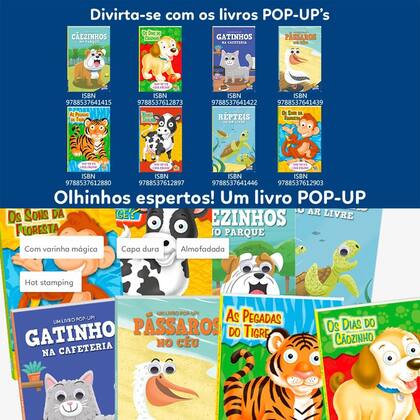 Imagem de Livro - Olhinhos Espertos! Um livro pop-up: Dias do Cãozinho, Os