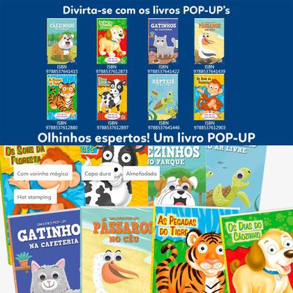 Imagem de Livro - Olhinhos Espertos! Um livro pop-up: Gatinhos na cafeteria