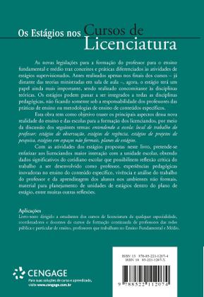 Imagem de Livro - Os Estágios nos Cursos de Licenciatura