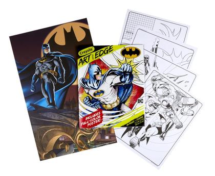 Imagem de Livro para colorir Crayola Art with Edge Batman com pôster 28 unidades