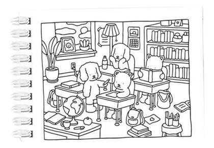 Imagem de Livro Para Colorir Infantil 50 Folhas - Sortida