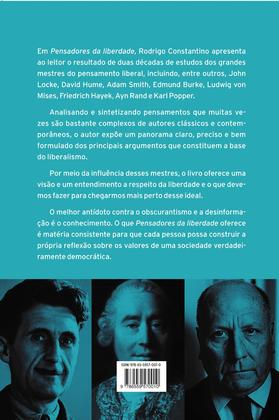 Imagem de Livro - Pensadores da liberdade