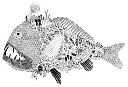 Imagem de Livro - Pequeno manual de peixes marinhos e outras maravilhas aquáticas