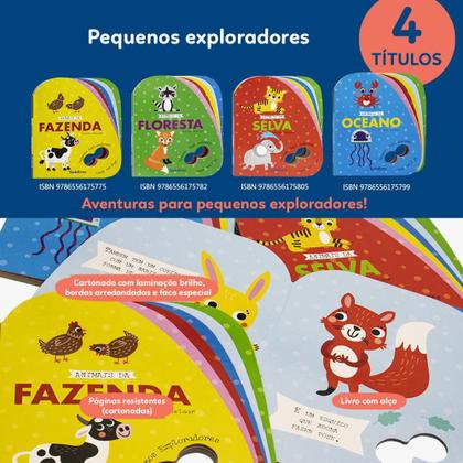 Imagem de Livro - Pequenos Exploradores - Livro com Alça: Animais da Fazenda