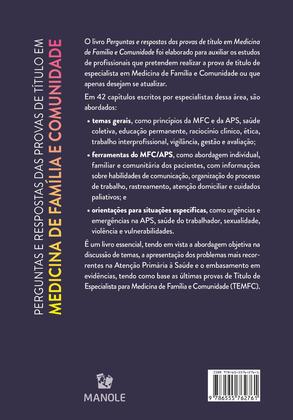 Imagem de Livro - Perguntas e respostas das provas de título em Medicina de Família e Comunidade