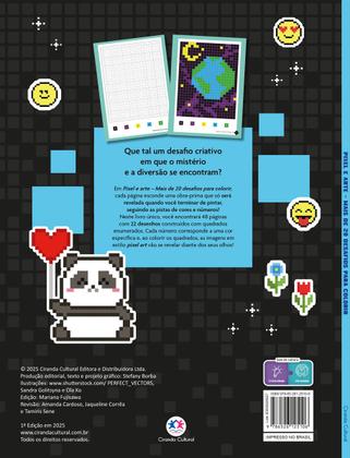 Imagem de Livro - Pixel art - Mais de 20 desafios para colorir
