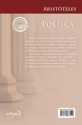 Imagem de Livro - Poética - Aristóteles