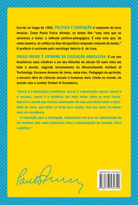 Imagem de Livro - Política e educação