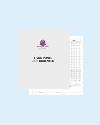 Imagem de Livro Ponto Dos Docentes 100 Fls Sp Tamoio