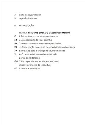 Imagem de Livro - Processos de amadurecimento e ambiente facilitador