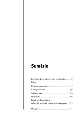Imagem de Livro - Psicologia educacional