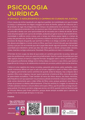 Imagem de Livro - Psicologia Jurídica: A Criança, o Adolescente e o Caminho do Cuidado na Justiça - 3ª Ed - 2025