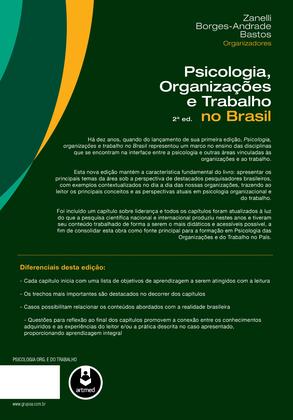 Imagem de Livro - Psicologia, Organizações e Trabalho no Brasil