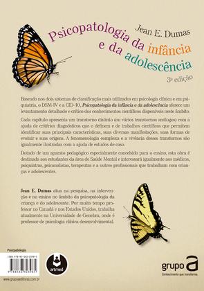 Imagem de Livro - Psicopatologia da Infância e da Adolescência