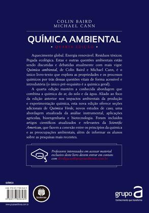 Imagem de Livro - Química Ambiental