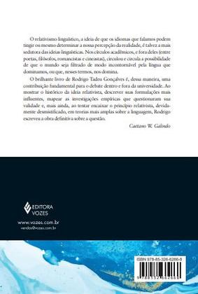 Imagem de Livro - Relativismo linguístico ou como a língua influencia o pensamento