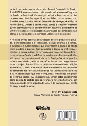 Imagem de Livro - Saúde e Serviço Social