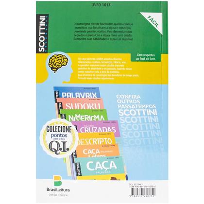 Imagem de Livro - Scottini Numerigma (96p) N.1013 (Fácil)