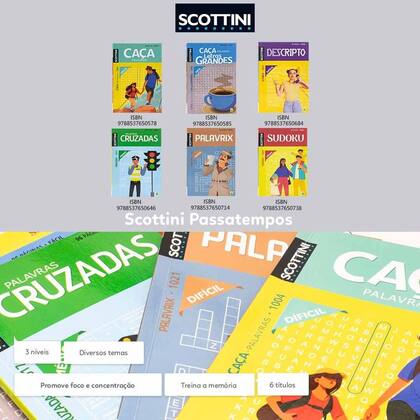 Imagem de Livro - SCOTTINI PALAVRIX N1021 96P(D)