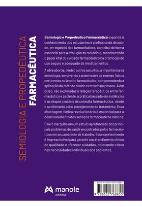 Imagem de Livro - Semiologia e propedêutica farmacêutica