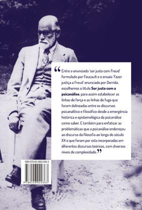Imagem de Livro - Ser justo com a psicanálise