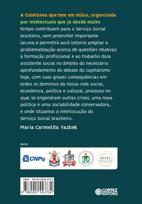 Imagem de Livro - Serviço social brasileiro em tempos regressivos