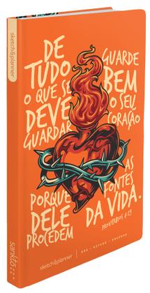 Imagem de Livro - Sketch & Planner - Coracao Em Chamas
