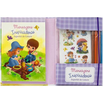 Imagem de Livro - Superkit Encantado para colorir e inspirar (Estrela Guia)