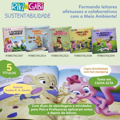 Imagem de Livro - Sustentabilidade: Jogue lixo no lixo (Riki & Gabi)