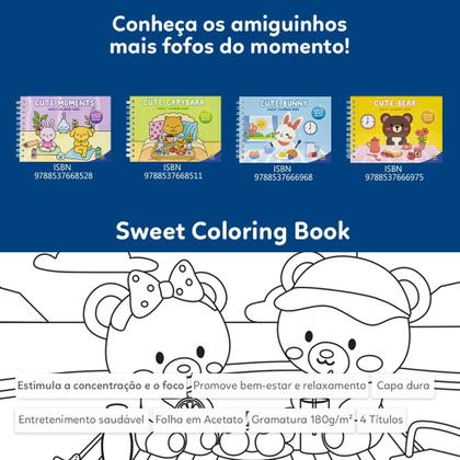 Imagem de Livro - Sweet Coloring Book: Cute Capybara