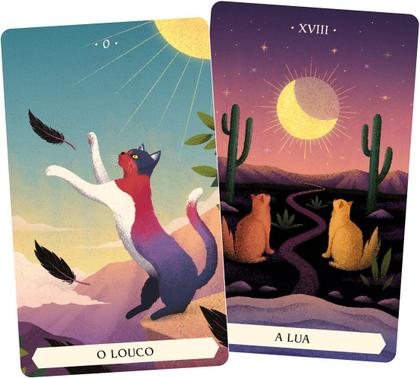 Imagem de Livro - Tarô dos gatos místicos