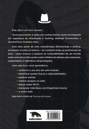 Imagem de Livro - Técnicas de Invasão