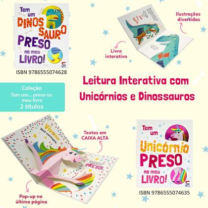 Imagem de Livro - Tem um Dinossauro Preso no meu Livro!