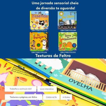 Imagem de Livro - Texturas de Feltro: No Parque
