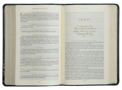 Imagem de Livro - The Purpose Book: Bíblia Sagrada, A21, Capa luxo azul, Reino