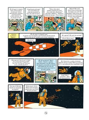 Imagem de Livro - Tintim e a Lua