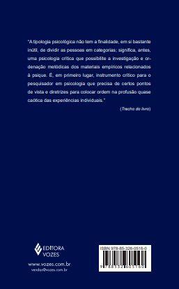 Imagem de Livro - Tipos psicológicos Vol. 6