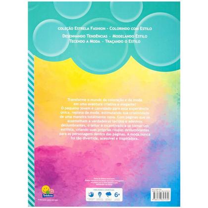 Imagem de Livro - Top Fashion - Colorindo com Estilo: Tecendo a Moda