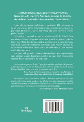 Imagem de Livro - Transtornos Mentais e Remédios Espirituais