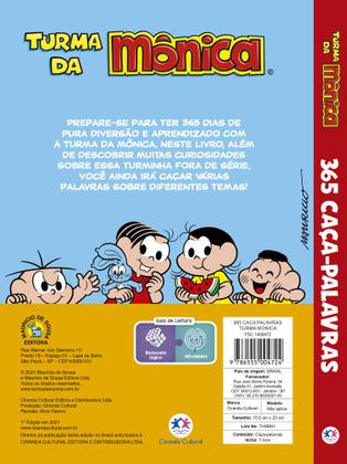 Imagem de Livro - Turma da Mônica - 365 Caça-Palavras