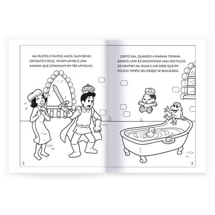 Imagem de Livro - Turma da Mônica - Clássicos Ilustrados para Colorir: A Bela Adormecida