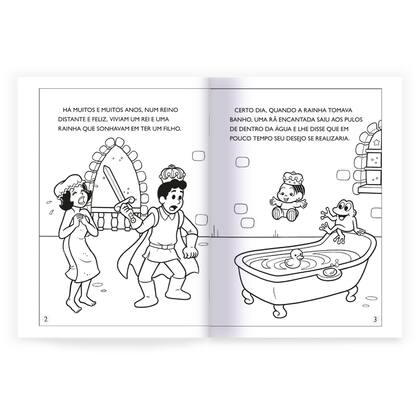 Imagem de Livro - Turma da Mônica - Clássicos Ilustrados para Colorir: A Bela Adormecida