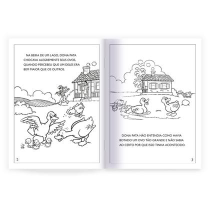 Imagem de Livro - Turma da Mônica - Clássicos Ilustrados para Colorir: O Patinho Feio