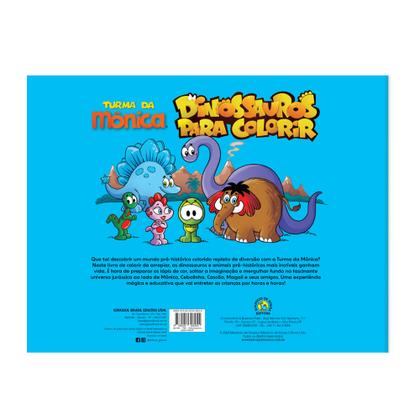Imagem de Livro - Turma da Mônica - Dinossauros para colorir