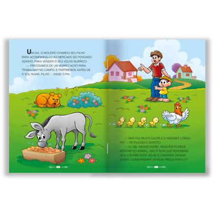 Imagem de Livro - Turma da Mônica - Fábulas Ilustradas - O Moleiro, o Menino e o Burro