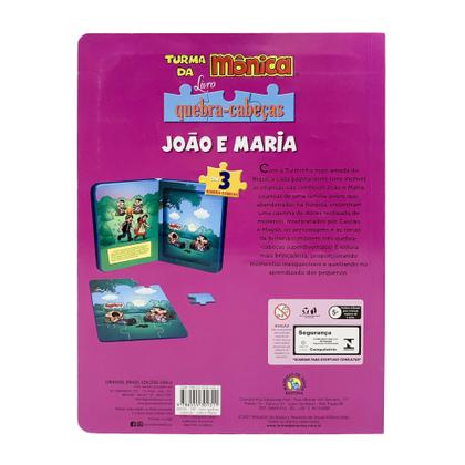 Imagem de Livro - Turma da Mônica Livro Quebra-Cabeças - João e Maria