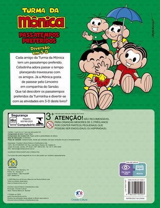 Imagem de Livro - Turma da Mônica - Passatempos Preferidos