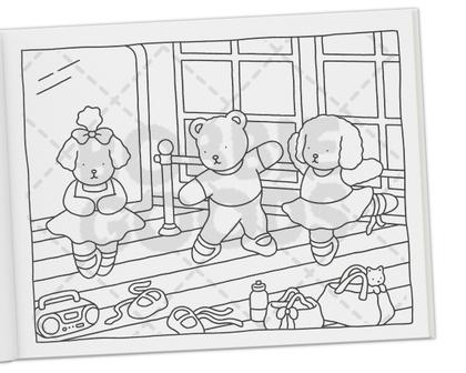 Imagem de Livro - Um dia no trabalho (On The Job) – Livro de colorir oficial Bobbie Goods