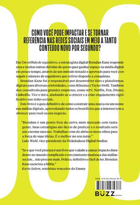 Livro - Um milhão de seguidores Imagem de Livro - Um milhão de seguidores