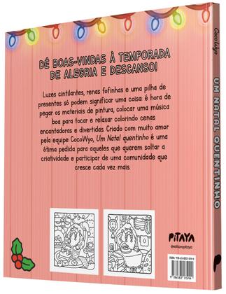 Livro - Um Natal quentinho (Cozy Christmas) – livro de colorir Coco Wyo Imagem de Livro - Um Natal quentinho (Cozy Christmas) – livro de colorir Coco Wyo